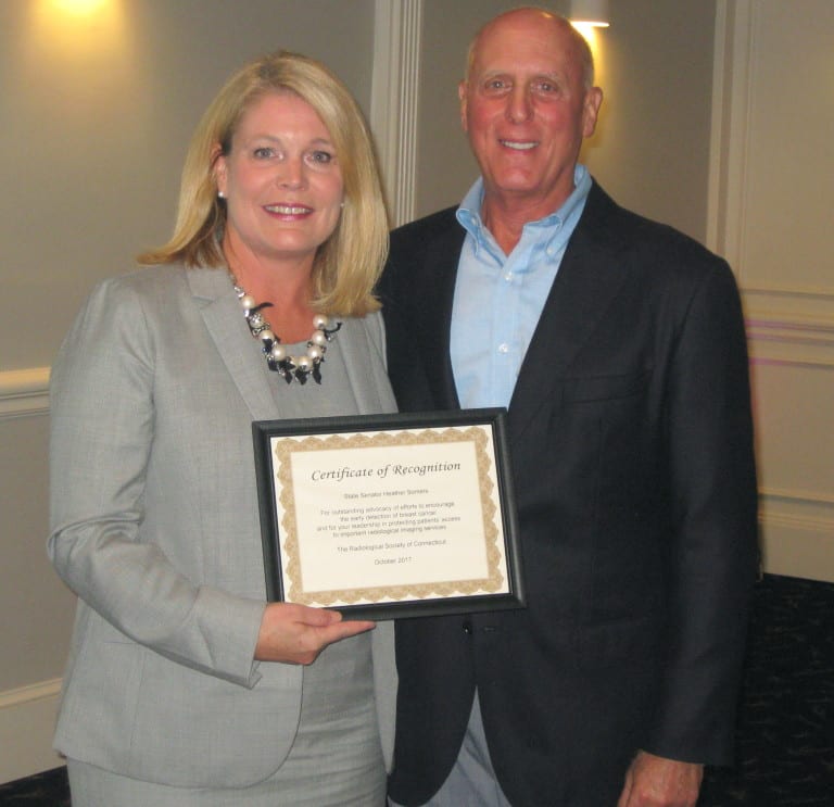 Radiology Society of Connecticut Honors Senator Heather Somers ...