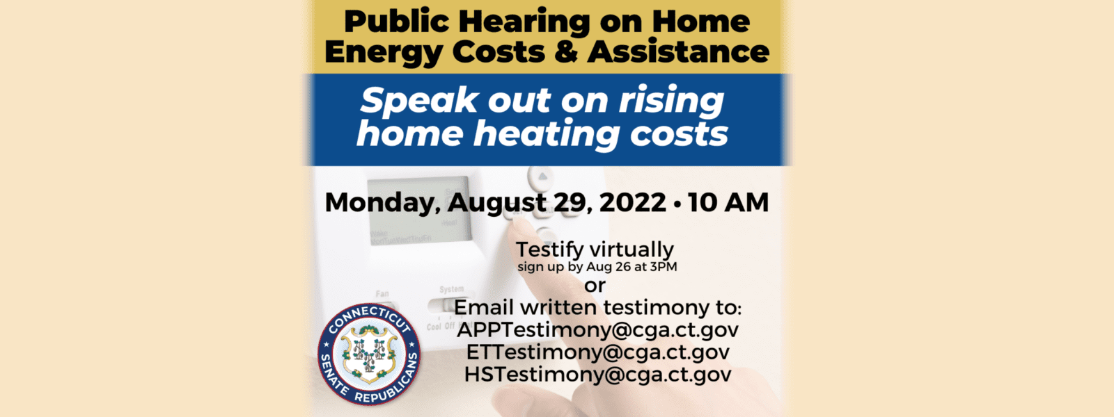 Worried about rising home energy costs? Speak out.