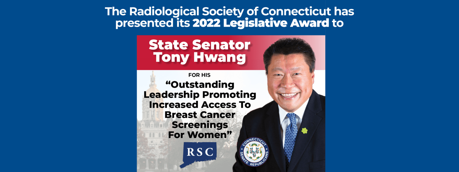 State Senator Tony Hwang Connecticut Senate Republicans 