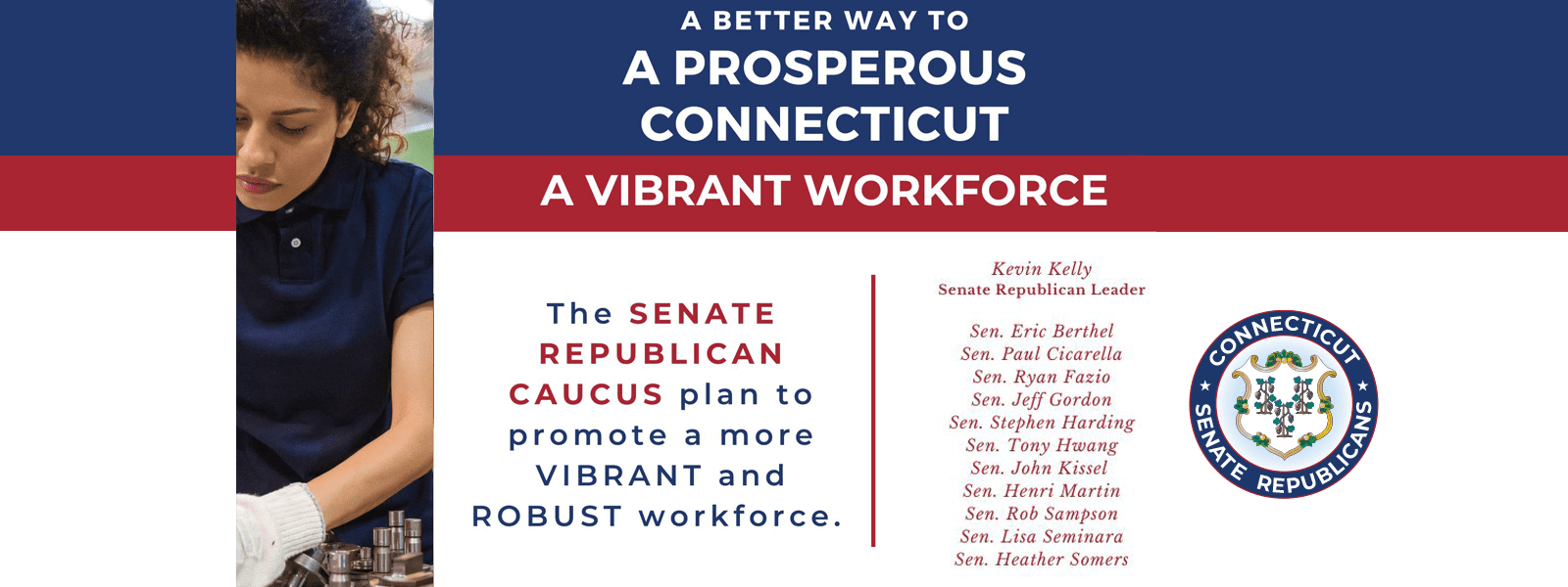 Sen. Gordon, CT Senate Republicans Unveil 'Opportunity for All' Plan to Bolster CT's Workforce, Grow Jobs
