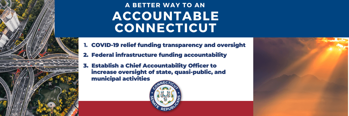 Sen. Cicarella Joins Senate Republican Call for Government Transparency & Accountability,  Unveils Better Way to an Accountable CT Plan