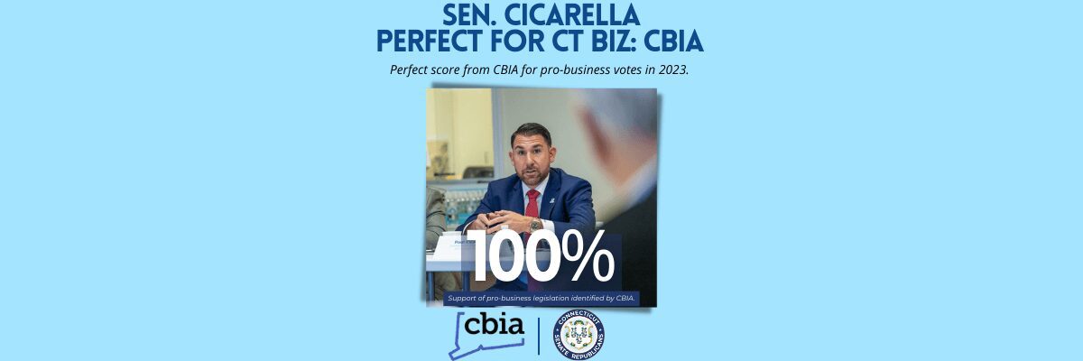Sen. Cicarella Receives Perfect Score for Voting Record on Jobs & Economic Growth